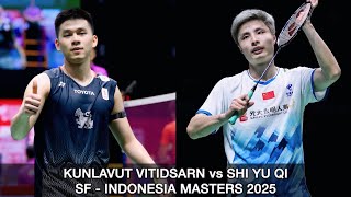 Kunlavut Vitidsarn vs Shi Yu Qi | Badminton Indonesia Masters 2025