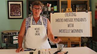 Creating Micro Mosaic Pendants with Mireille Swinnen