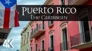 【4K】🇵🇷 2 HOUR REGGAE DRONE FILM: «The Beauty of Puerto Rico» 🔥🔥🔥 Ultra HD 🎵 Musi