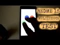 redme 1s multitouch sensor test