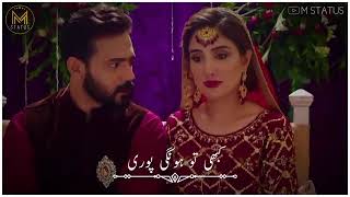 Love Couple Song Status |Pakistani WhatsApp Status| Pakistani Drama Ost Status 2021 | Imama Salar ♥️