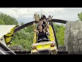 mahuka intamin single rail coaster off ride footage – walibi rhône alpes no copyright