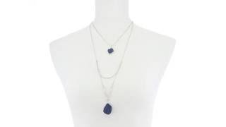 GUESS - Look of 3 Necklace w/ Organic Stones  SKU:8778347