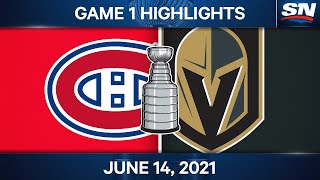 NHL Game Highlights | Canadiens vs. Golden Knights, Game 1 - Jun. 14, 2021