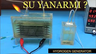 Fuel production from water - How to make a hydrogen generator - We sent water into space.