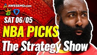 NBA DFS STRATEGY SHOW PICKS FOR DRAFTKINGS + FANDUEL DAILY FANTASY BASKETBALL | SATURDAY 6/5