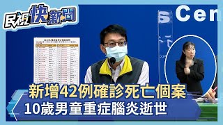 快新聞／10歲確診男童「嚴重腦水腫」    血氧低、心律不整併發器官衰竭逝世－民視新聞