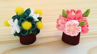 【ひな祭りのお花】桜と橘の作り方【つまみ細工】