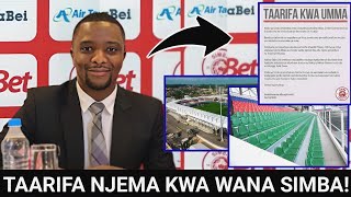 🚨BREAKING:Taarifa njema Kwa Wana SIMBA SC, baada ya UWANJA wa MKAPA KUFUNGWA yachagua UWANJA huu....