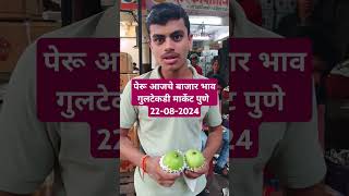 पेरू आजचे बाजार भाव गुलटेकडी मार्केट पुणे #fruit #todaybhav #marketpune #पेरू #viralvideo