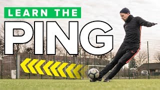 LEARN THE "PING" | Long pass football skills tutorial