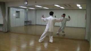 太極拳　初級太極拳【鏡】 (解説誘導)  Biginner's　Course　Tai Chi Chuan　竹内太極拳　竹内健二