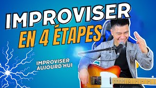 Les premiers pas de comment improviser à la guitare