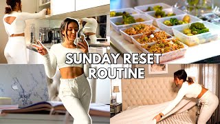 Productive SUNDAY RESET ROUTINE | meal prep, deep clean, organising