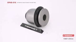 OPAB-016 DIFFERENTIAL MOUNT BUSHING FOR GREAT WALL