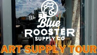 Blue Rooster Supply Co. | ART SUPPLY TOUR | Los Feliz