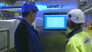 Valmet Dirt Count Analyzer in operation