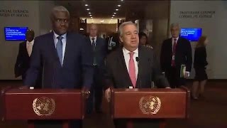 First African Union/United Nations Annual Conference  - Press Encounter