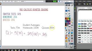 Calculating Quarter Grades