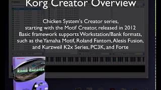 Chicken Systems Korg Creator Overview