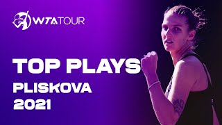 WTA Greatest Hits | Karolina Pliskova's top plays in 2021!