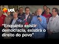 Lula vota em São Bernardo: 'Não podemos deixar o povo decidir desinformado'