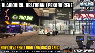 Beograd BAS stanica - otvorena Kladionica i NOVI lokali, ovo su cene KAFE, obilazak perona #beograd