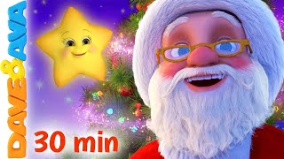 🎅Santa Claus and More Christmas Songs | Nursery Rhymes and Christmas Carols by Dave and Ava  🎅