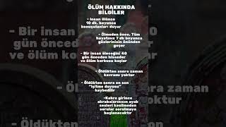 Ölüm Hakkında İlginç Bilgiler: Ölmeden Önce ve Sonrasında Yaşananlar #youtubeshorts