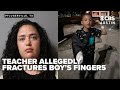 FULL INTERVIEW | Parents speak out after teacher allegedly fractured son's fingers