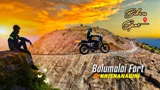 Bolumalai Fort ⛰️ Krishnagiri 📍 | Biker Spot ❤️‍🔥 | One day trip from Bengaluru | Hidden Gem 💎