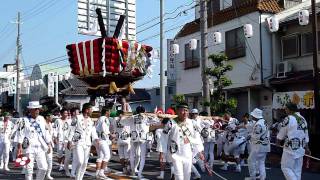 平成２３年　貝塚宮太鼓台祭　宵宮午後運行　その５