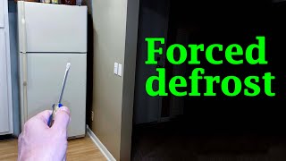 Forced defrost top-freezer #shorts