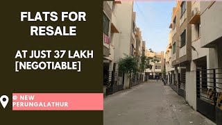 2BHK Flats for Resale at New Perungalathur| just 37 lakh only (negotiable) | Chennai | tambaram |