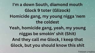 Key Glock-Homicide Gvng(Lyrics)