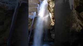 Lost Creek Falls: Another Angle #waterfall #winterwonderland