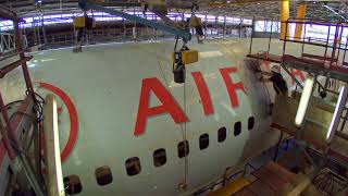 Conversion of Air Canada's first Boeing 767 Freighter