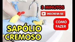 Saponáceo Liquido Cremoso em apenas 3 minutos