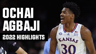 Ochai Agbaji 2022 NCAA tournament highlights