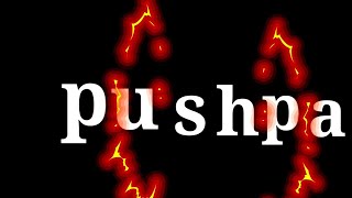 Pusha logo ! How to make text eddit in kinemaster 3d animations effect eddit