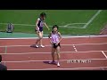 大阪地区予選　女子８００ｍ　大阪桐蔭　新家真美