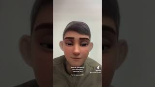 AI can’t recognize squinting face! Cartoonify filter on Tiktok can’t capture squinting of eyes!! 😂