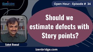 Should we estimate defects with Story points
