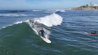 12/25/24 Tourmaline Surf Pacific Beach San Diego Complete Raw Unedited Surfing Footage Christmas Day