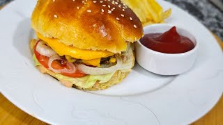 hamburger(cheeseburger) dışarıda Burger yemeye son.