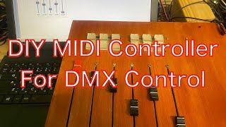 照明機材をDMX制御するためのMIDIコントローラーを自作する