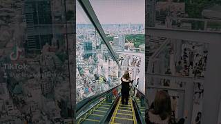 Shibuya Sky! Iconic escalator view!! #travel