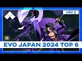 UNDER NIGHT IN-BIRTH II Sys:Celes Top 6, Evo Japan 2024 Day 1