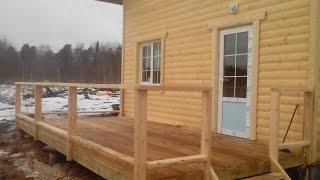 Каркасный дом 6х6 в полтора этажа с чистовой отделкой