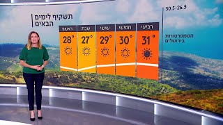 התחזית 25.05.21: מחר עוד התחממות